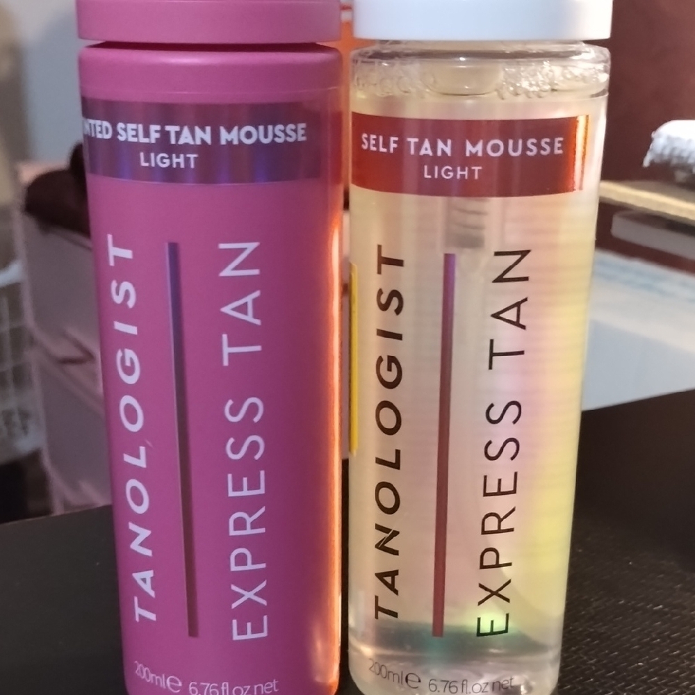 Express Tan Mousse Light - Pink and Clear